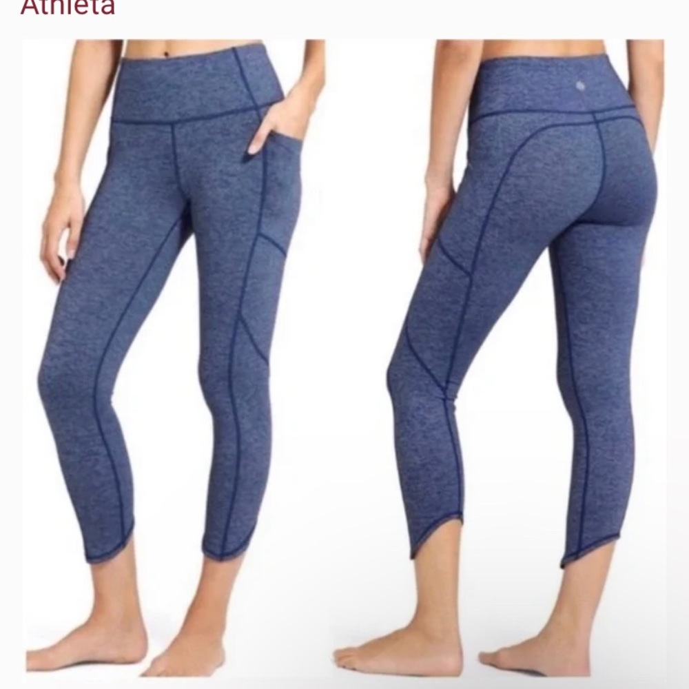 Athleta Chaturanga to Town thigh